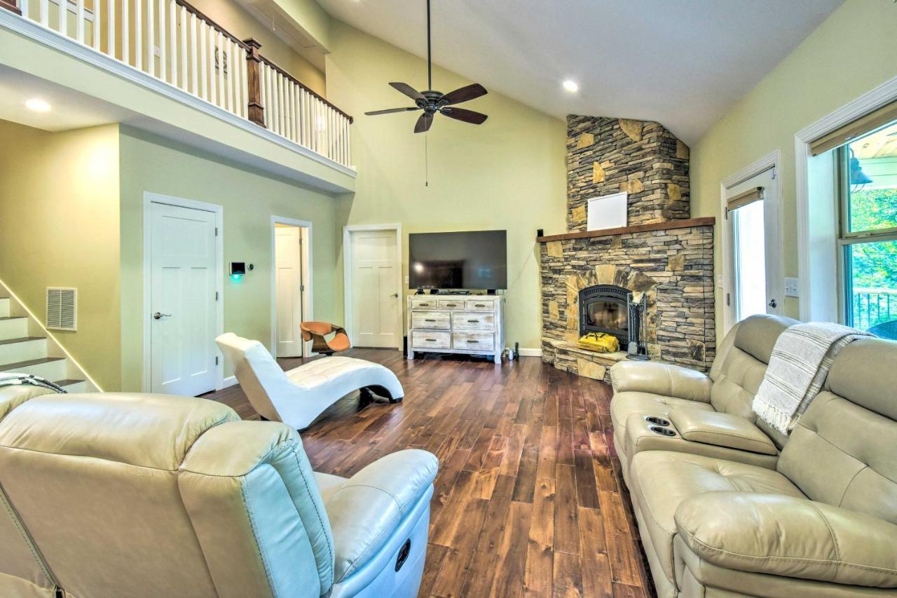 Cozy Riverside Dahlonega Home With Kayaks And Fire Pit Exterior foto