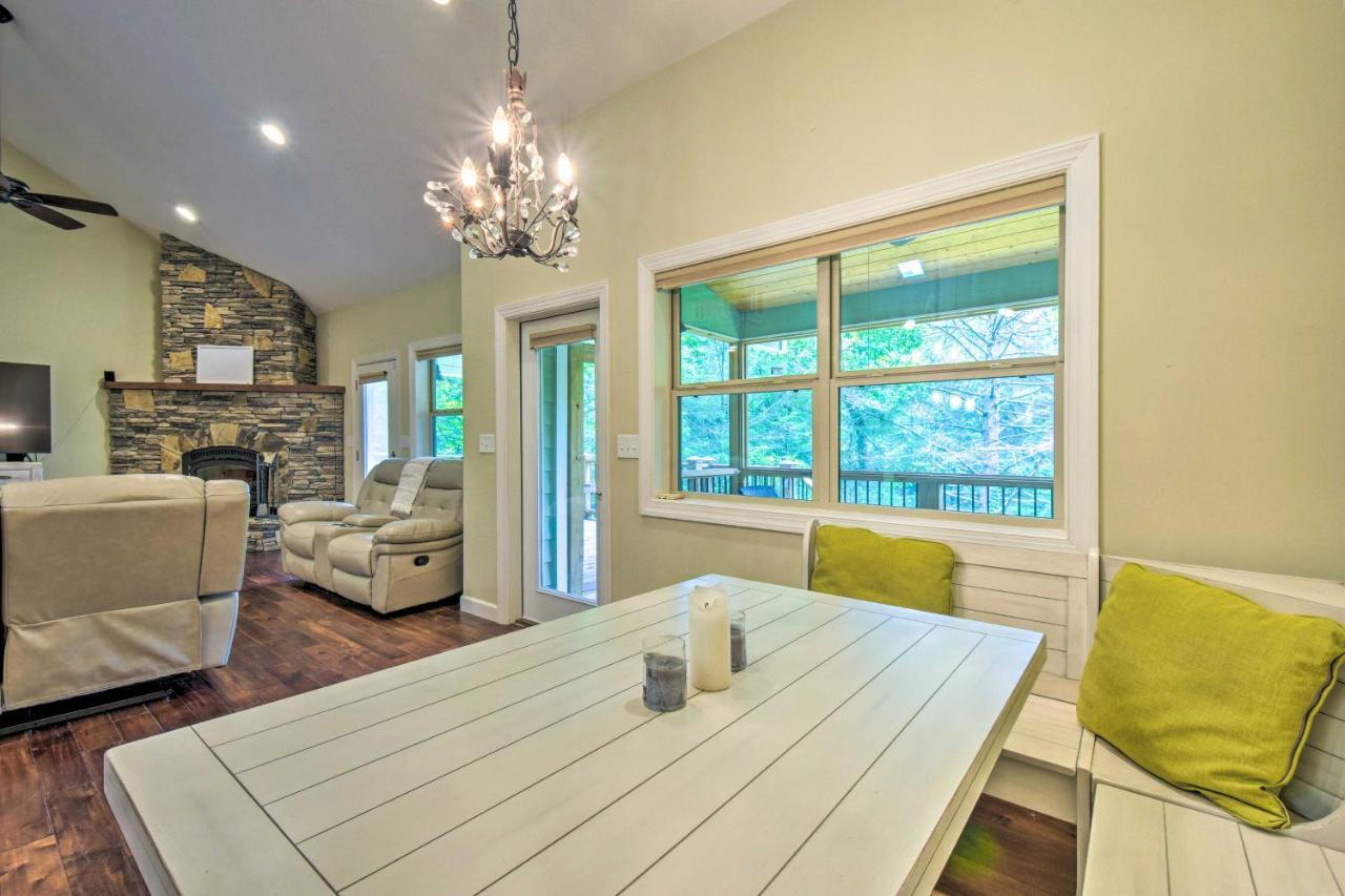 Cozy Riverside Dahlonega Home With Kayaks And Fire Pit Exterior foto
