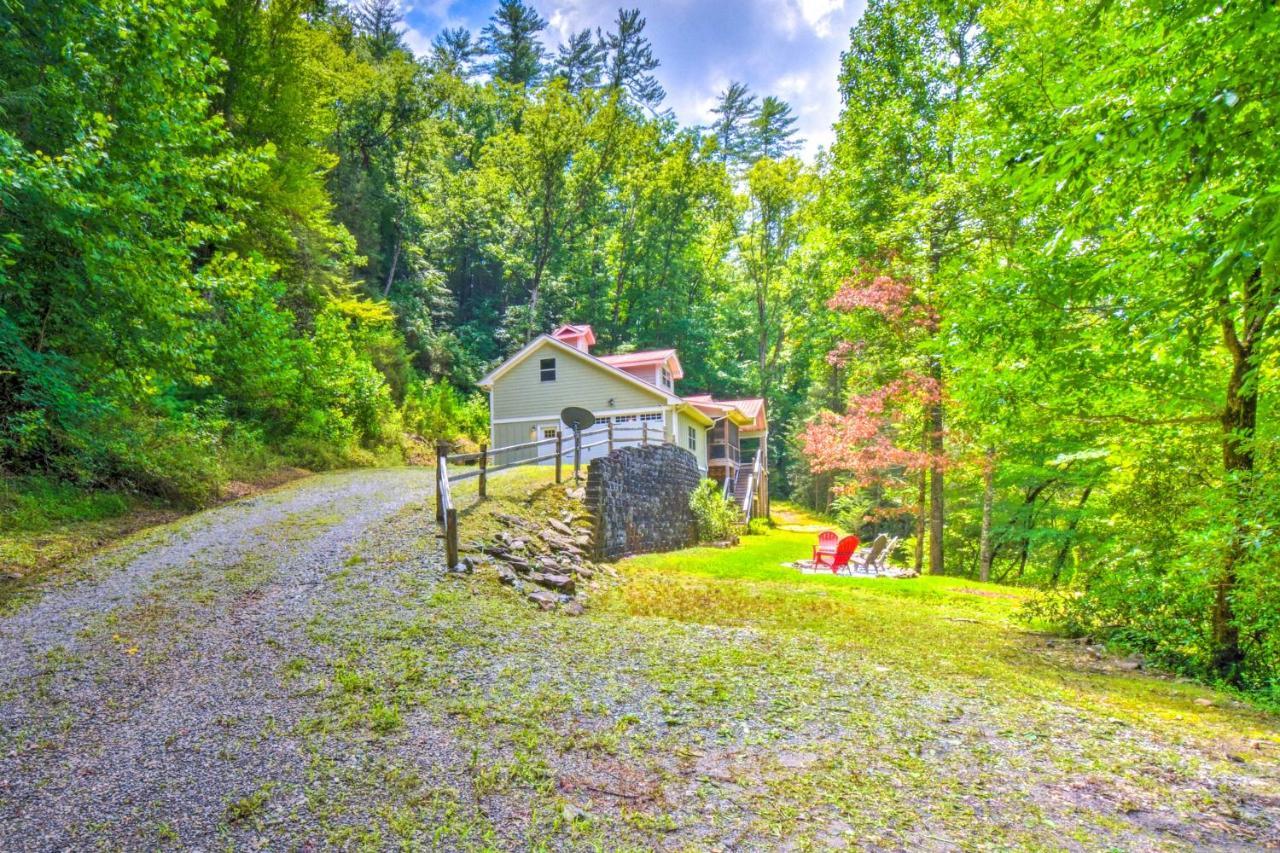Cozy Riverside Dahlonega Home With Kayaks And Fire Pit Exterior foto